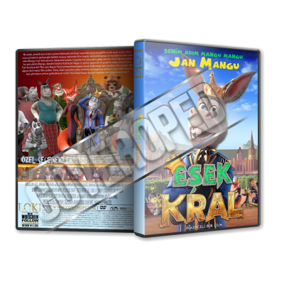 Eşek Kral - The Donkey King - 2018 Türkçe Dvd Cover Tasarımı